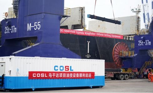中國為烏干達 量身定制 高端石油鉆機啟運